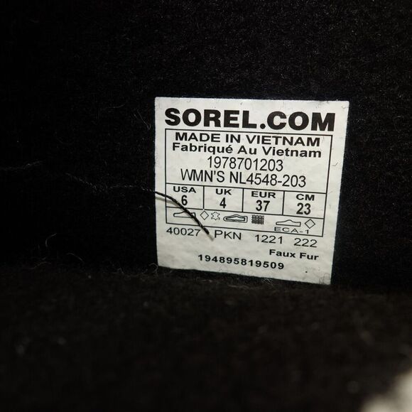 NEW Sorel Joan Of Artic Shearling Winter Snow Cold Weather Boots Women's 5 - Picture 4 of 10